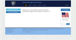 Desktop Screenshot of centennial-band.com